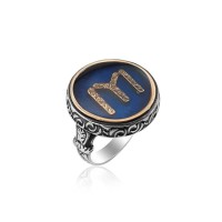 925K Sterling Silver Ottoman Men Ring