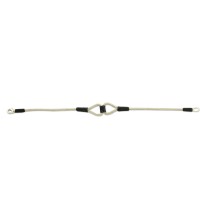 999 Silver White Black Model Handmade Bracelet 