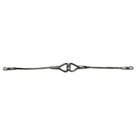 999 Silver Told Gray Handmade Rope Bracelet 