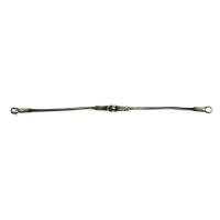 999 Silver Told Gray Handmade Rope Bracelet 