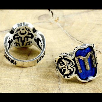 925K Sterling Silver Ottoman Men Ring