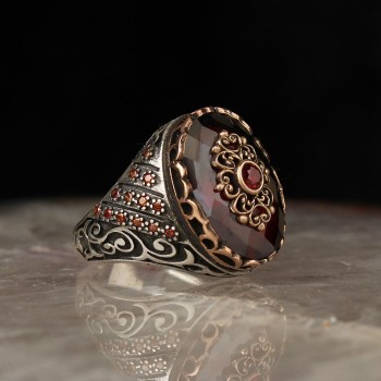 925 Sterling Silver Onyx Stone Custom Id Handmade Men Ring